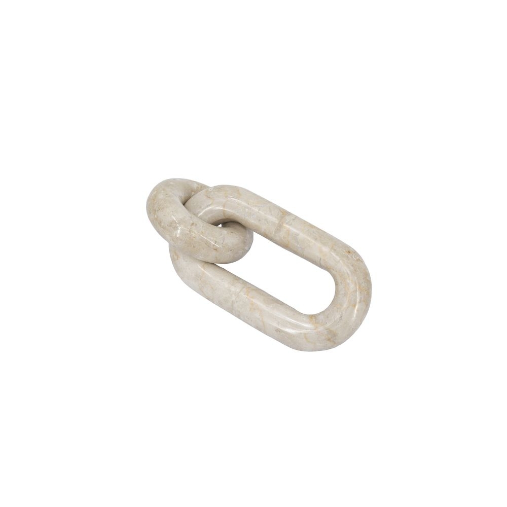 Artekko Marble Μπεζ Μαρμάρινη Διακοσμητική Αλυσίδα (16.5x8x3)cm Artekko C5465